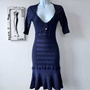 Karen Millen Navy Blue Dress